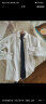 马尼亚袋鼠（MANIYADAISHU）长袖西装白色衬衫男式正装商务工作服毕业面试上班族修身男士衬衣 白衬衫(长袖) XL码(40)【不加绒】 晒单实拍图