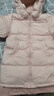 笛莎（DEESHA）童装女童和暖系列三防中长版防寒儿童羽绒服2025冬季新款女宝外套 泡芙粉 120 实拍图