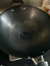 爱仕达炒锅家用尖圆底大翻炒精铁锅锈不了炒菜锅 煤气燃气明火专用 带侧耳丨可立盖 32cm 实拍图