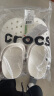 crocs卡骆驰王俊凯同款洞洞鞋|10001 白色-100 37/38(230mm)  实拍图