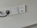 普联（TP-LINK） 全屋wifi 无线ap面板套装 全千兆5G频段家用86型poe供电墙壁路由器 4个1200M白色+5口PoE路由器(家庭版) 实拍图