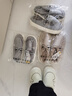 利达妮（TZLDN）棉拖鞋女秋冬季新款室内居家用厚底防滑毛绒保暖可爱情侣毛毛鞋男 浅灰 44-45 (适合43-44码) 实拍图