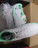KELME/卡尔美成人足球鞋男比赛TF碎钉球鞋学生透气防滑球鞋873701 白清新绿 40 实拍图