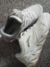 安踏运动鞋女鞋皮网面透气软底轻便防泼水跑步鞋缓震旅游休闲鞋子 【皮面防泼水】安踏白/淡灰-4 36.5 6/(36.5码) 实拍图