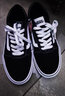 VANS范斯官方 Filmore黑色复古简约休闲男鞋板鞋运动鞋 黑色/白色 43 实拍图