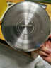 凌丰（LINKFAIR）304不锈钢菜盘 圆碟菜碟 圆盘加厚盛菜 厨房家用 圆碟菜碟子 304不锈钢 加厚 内径14（XR16） 1个 实拍图