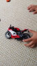 六一儿童节礼物合金仿真摩托车模型灯光声效赛车摆件回力惯性滑行儿童玩具男孩2-3-6岁7-10生日礼物 实拍图