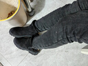 回力（Warrior）官方女鞋雪地靴子女冬季中筒休闲女靴皮毛加绒棉鞋保暖鞋 黑色37 实拍图