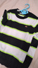 巴拉巴拉童装宝宝针织衫儿童毛衣秋装男童打底衫女童纯棉 黑白条纹00499 130 cm 实拍图