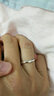 周六福18k金钻戒女钻石对戒情侣求婚KGDB021023 18号 生日礼物七夕礼物 实拍图
