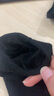 Siggi羊毛手套女冬季加绒加厚保暖触屏分指手套骑行开车防寒手套 静谧黑 180/80mm (女) 实拍图