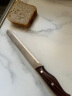 拜格（BAYCO）家用面包刀锯齿刀烘焙工具厨房不锈钢切吐司不掉渣细齿刀BD2801 实拍图