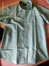 杉杉（FIRS）短袖衬衫男中年商务休闲正装宽松免烫衬衣 TCT4299短袖绿色 40  晒单实拍图