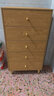 林氏家居收纳柜子储物柜五斗柜卧室柜多用斗柜置物柜客厅家居家具LS187E3 【原木色】五斗柜0.6m 斗柜 实拍图
