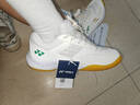 YONEX尤尼克斯羽毛球鞋男女款超轻透气减震运动鞋SHB220CR 米白色 37 实拍图