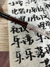 宝克S7软笔 可加墨水毛笔 文房四宝用品 小楷练字书法签名秀丽笔 书法笔 蘸水笔文具 小字(1支)+大字(1支)+墨水1瓶 毛笔  包邮 实拍图