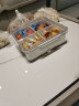 ku-life 创意果盘带盖密封干果盒塑料保鲜盒大容量水果盘冰箱储物盒创意防潮分格坚果盒糖果盒 晒单实拍图