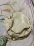 暄琰可爱女生褶皱小圆包高级感小包包女云朵褶皱包七夕单肩斜挎包 云朵小圆包【云朵白+挂件】 实拍图