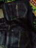 真维斯牛仔裤男时尚2026春季猫须潮流直筒裤男宽松男长裤子黑色29 实拍图