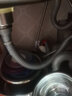 一靓 厨房双菜盆双螺纹联接管螺口软管双槽洗菜盆排水管下水管加长 45mm双螺口 长度80cm 实拍图