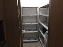 汇之鑫 加厚不锈钢厨房置物架落地多层货架储物架微波炉架子家用客厅架子收纳架烤箱架搁物架可定制 长150宽45高180五层加厚款 实拍图