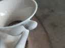番易杯子/陶瓷/功夫茶A1pl001:茶碗带盖泡茶用白瓷盖茶杯具 陶瓷带柄公道杯+盖碗+茶漏套 实拍图