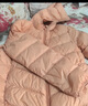 笛莎（DEESHA）童装女童2025秋冬短款三防轻薄羽绒服外套 烟粉 130 实拍图