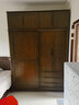 沃木 实木衣柜 推拉门现代简约家用大衣柜衣橱 橡木卧室衣柜储物柜 顶柜（1.8米）【FS-308-02】 实拍图
