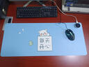 发热鼠标垫大号卡通美好生活暖桌垫办公室电脑桌面发热垫写作业暖手垫冬天发热暖手神器加热鼠标垫 每天开心 60*36-3档定时款 实拍图