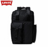 Levi's【商场同款】李维斯男士简约多口袋黑色双肩背包D7739-0001 黑色 OS 实拍图