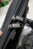 汉客万向轮拉杆箱男女商务旅行箱小行李箱子登机箱密码箱16英寸黑色 实拍图