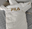 FILA斐乐官方女士长款羽绒服冬季休闲简约连帽加厚大衣女装外套 云菇白-WT S 160/80A 实拍图