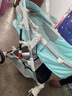 逗逗熊婴儿推车高景观减震手推车宝宝可坐可平躺婴儿双向折叠儿童手推车 旗舰-荷绿【后轮橡胶买一送五】 实拍图