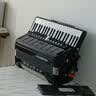 金杯手风琴格兰德键盘60/96/120贝斯回声琴成人 儿童入门初学专业演奏 120贝司黑色4排簧JH2012-B 实拍图