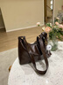 viney新款托特包包女包大容量斜挎包单肩生日新年礼物送女生女友 【咖色+挂件】送老婆高级感实用轻奢腋下包 时尚品牌百搭休闲通勤大包 实拍图