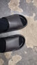 百慕倾臣夏季凉拖鞋女士室内外简约休闲舒适百搭软底防滑静音情侣拖鞋男 经典款【黑色】 42-43 正码 实拍图