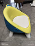 Baby Phoenix宝宝餐椅叫叫椅婴儿餐桌椅儿童吃饭座椅子小孩凳子靠背椅家用 单椅【无声款舒适PU软垫】黄色 实拍图