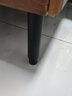 顶耐可调节支撑脚电视柜脚茶几支架脚橱柜腿浴室柜脚金属脚 黑色/四孔/18厘米/一只(18--30厘米调节) 实拍图