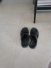 红蜻蜓男鞋夏季新款防滑凉鞋男日常百搭休闲爸爸沙滩鞋WTT23258 黑色 38 实拍图