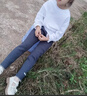 迪士尼儿童打底裤女孩春秋加厚外穿一体绒保暖长裤子SS98431深灰110cm 实拍图