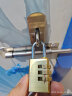 海斯迪克 HK-5158 黄铜挂锁 密码锁 行李箱防盗锁 3轮密码 中号 实拍图