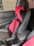 爱车屋汽车头枕3D护颈枕靠枕腰靠太空记忆棉座椅颈椎枕奔驰宝马奥迪通用 【陆地头等舱】热情红-套装 实拍图