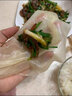 三只海豚 北京烤鸭饼皮荷叶饼春饼皮薄饼皮商用筋饼薄卷饼皮京酱肉丝饼皮 60片【不黏连，片片分离】 实拍图