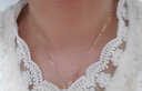 菜百首饰 K金项链 18K金长城O字项链 女士细链项链 定价 KJ 玫瑰色18K金 长约40厘米 实拍图