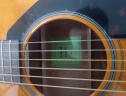 雅马哈（YAMAHA）FGX800C VN实木单板 初学者电箱民谣吉他缺角吉它41英寸复古色 实拍图