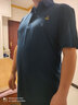 啄木鸟（TUCANO）夏季冰丝短袖t恤男翻领POLO体恤衫中年宽松免烫半袖爸爸装男上衣 蓝色 3XL (185) 建议165-180斤 实拍图