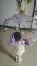 迪士尼透明雨伞儿童7-12岁黑胶晴雨伞9小学生女孩爱莎公主幼儿园3-6 【全透明】视野好更安全 晒单实拍图