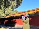 席牛可爱毛绒连指手套女冬季保暖加绒加厚毛茸茸挂脖防寒学生情侣骑行 搞怪大眼 手套 均码 实拍图