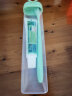 日本旅行洗漱用品套装户外便携式牙刷收纳盒小巧出差含牙膏牙具盒 绿色 实拍图
