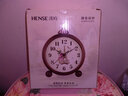 汉时（Hense）创意闹钟学生儿童床头钟桌面时钟闹表懒人起床神器石英钟表HA75 沙铜往日时光 实拍图